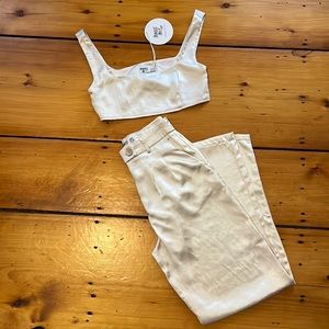 Princess Polly Huxley Set- Champagne